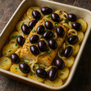 Plat de morue en MENU