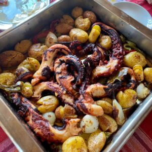 Polvo no forno