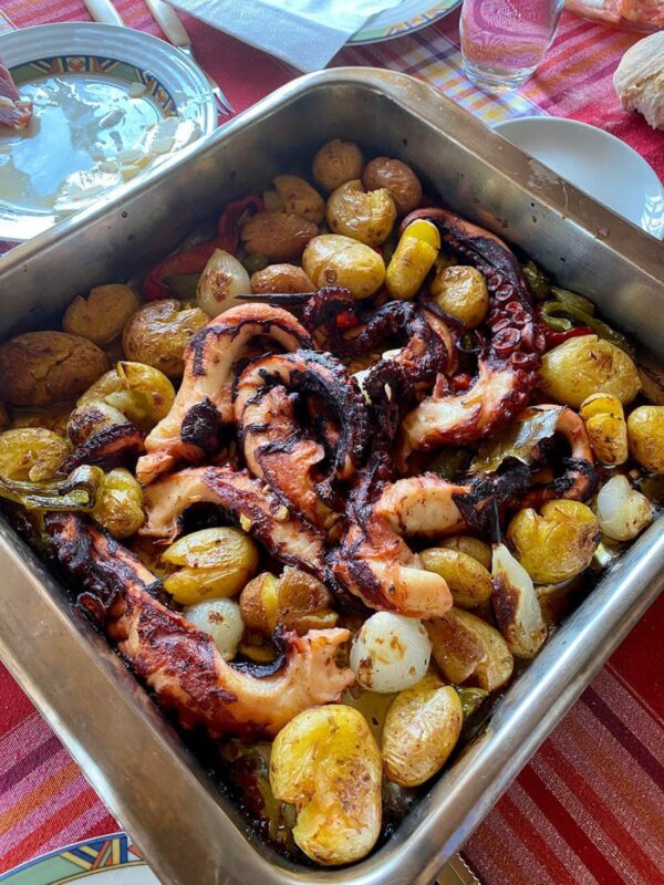 Polvo no forno
