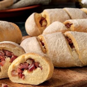 Pão com chouriço