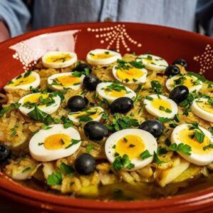 Bacalhau à gomes