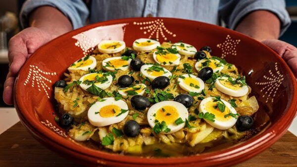 Bacalhau à gomes